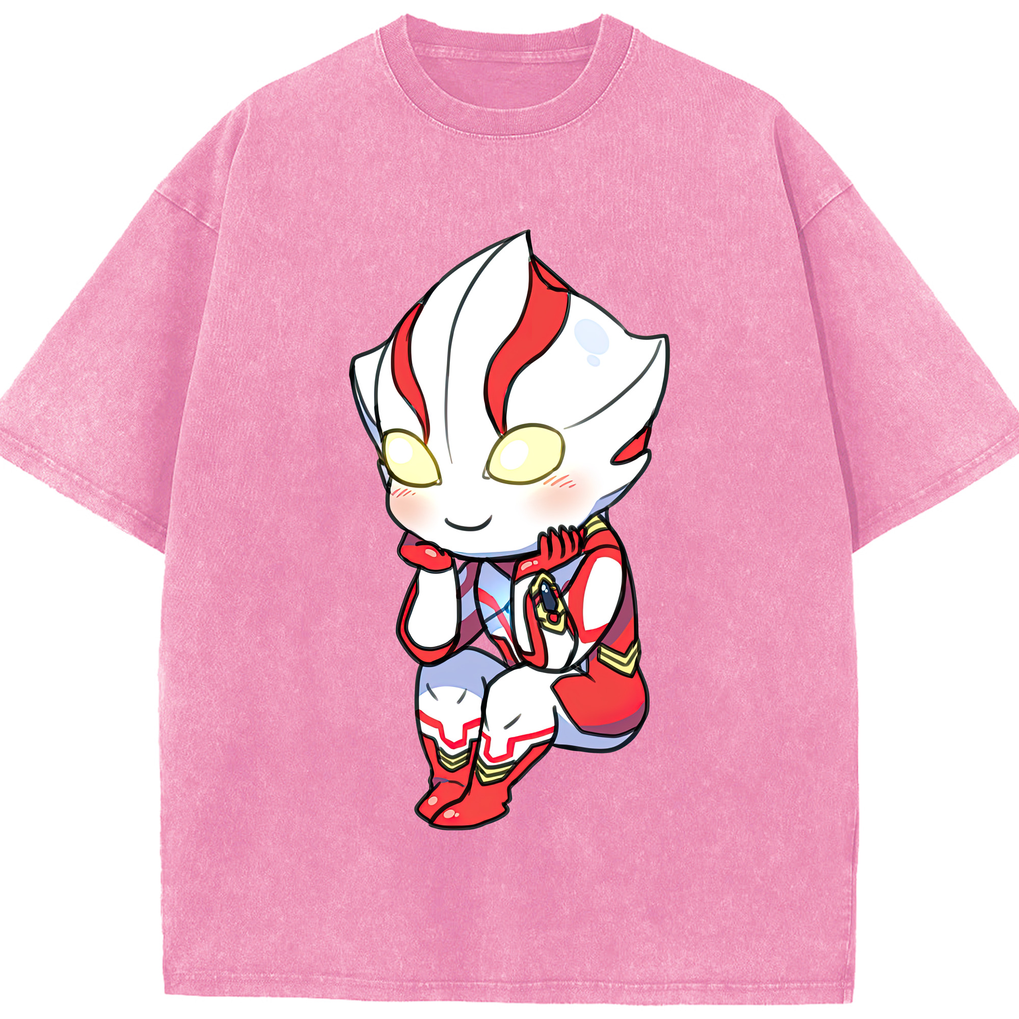 （画像用） ウルトラマン Ultraman 綿100% ヴィンテージ風 半袖Tシャツ（フロントプリント）